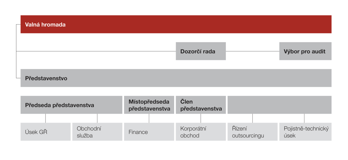 Organizační struktura společnosti