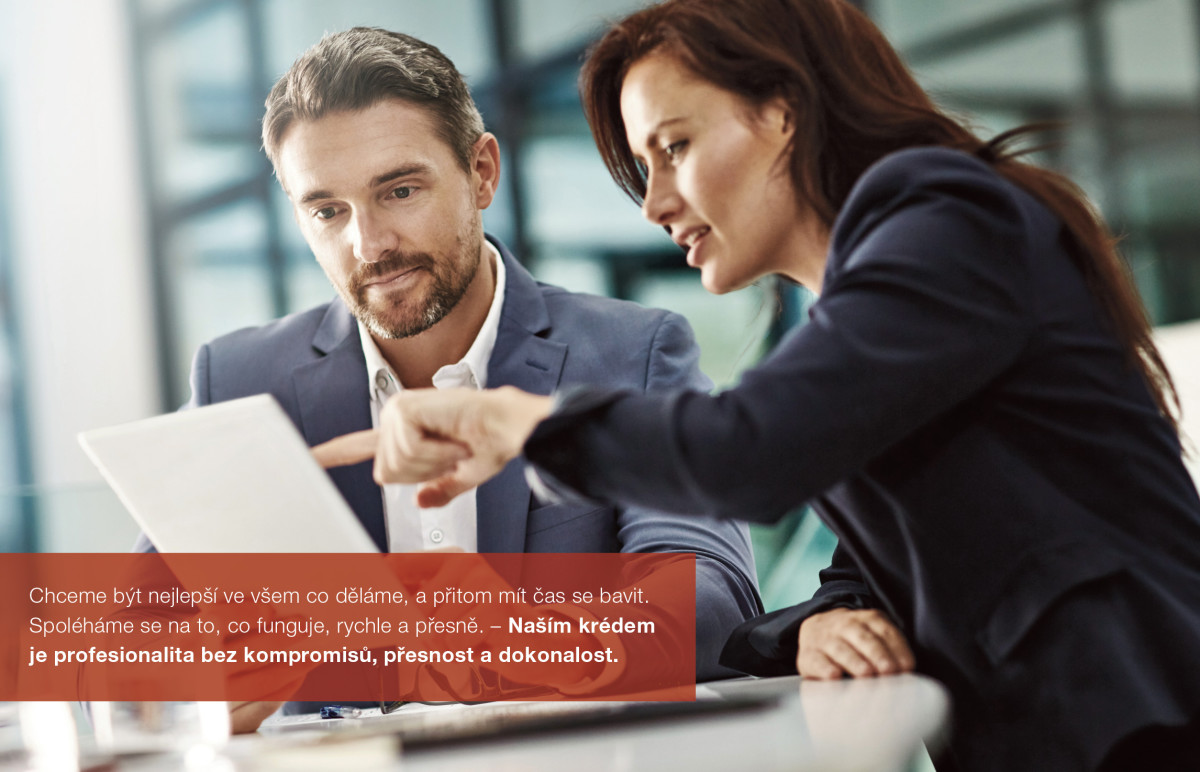 Naším krédem je profesionalita bez kompromisů, přesnost a dokonalost