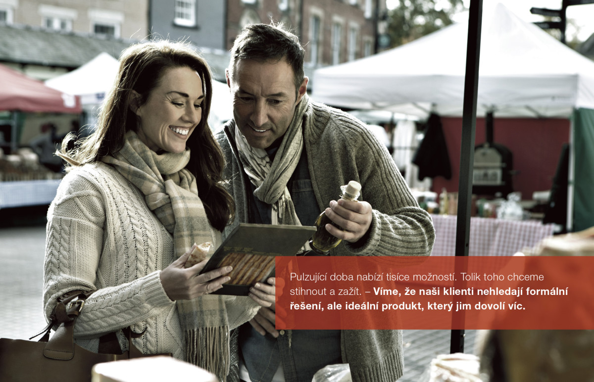 Víme, že naši klienti nehledají formální řešení, ale ideální produkt, který jim dovolí víc